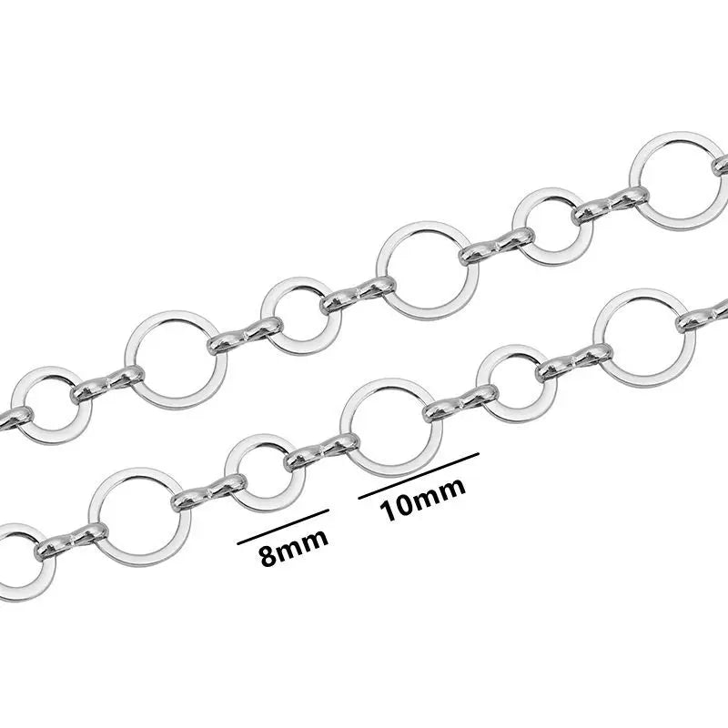 1meter PVD Gold Plated Stainless Steel Thick Large Heavy Chains for Jewelry Making Necklace Bracelet DIY Jewelry Chain Finding - The Discount Plug