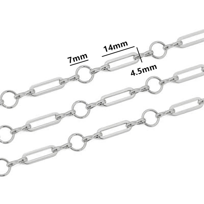 1meter PVD Gold Plated Stainless Steel Thick Large Heavy Chains for Jewelry Making Necklace Bracelet DIY Jewelry Chain Finding - The Discount Plug