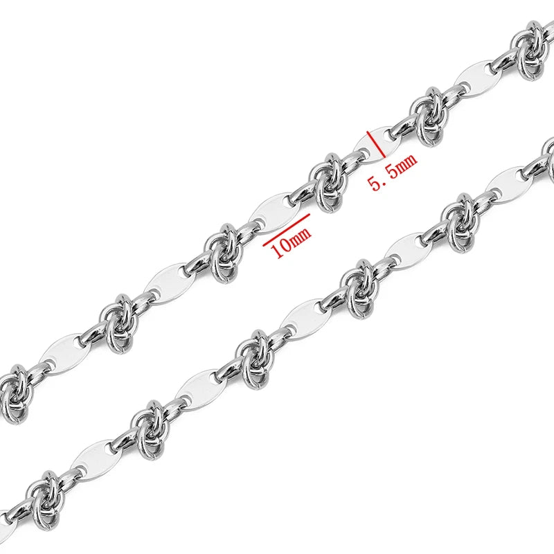 1meter PVD Gold Plated Stainless Steel Thick Large Heavy Chains for Jewelry Making Necklace Bracelet DIY Jewelry Chain Finding - The Discount Plug