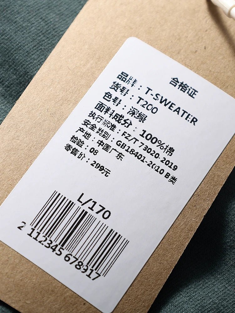 2025 Summer New American Retro Short Sleeve O - neck Solid Color T-shirt Men's Fashion 100% Cotton Washed Casual Terry Cloth Tops - The Discount Plug