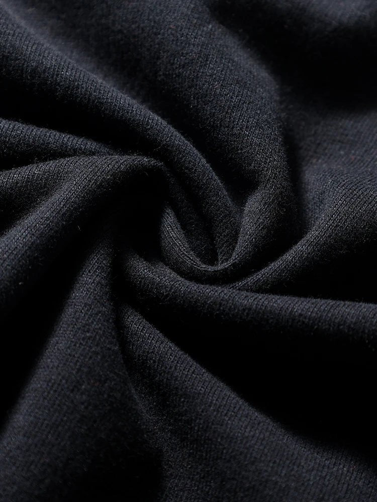 2025 Summer New American Retro Short Sleeve O - neck Solid Color T-shirt Men's Fashion 100% Cotton Washed Casual Terry Cloth Tops - The Discount Plug