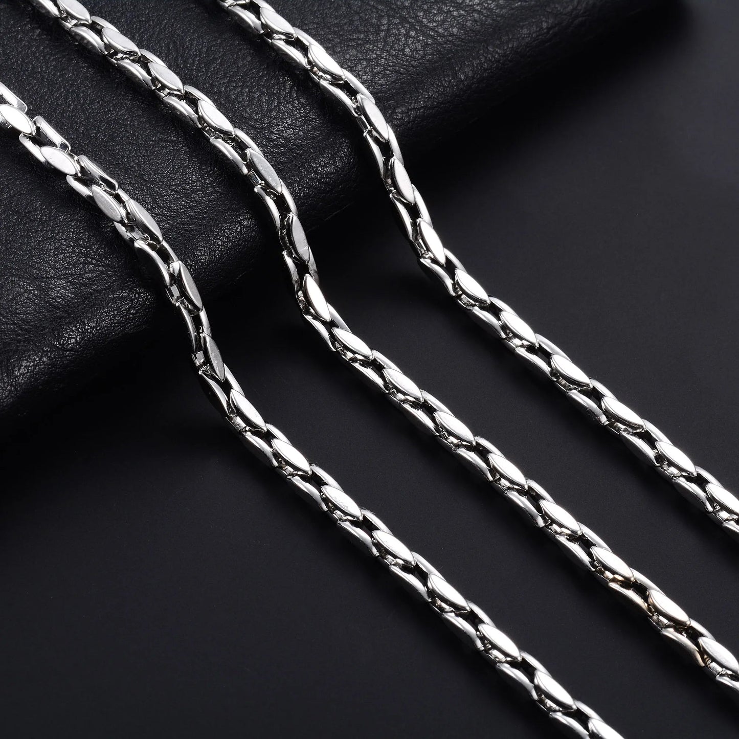 4.2mm Chic Stainless Steel Necklace Chunky Link Neck Chain for Men Women Hiphop Rock Punk Boy Choker Gold Color Metal Jewelry - The Discount Plug