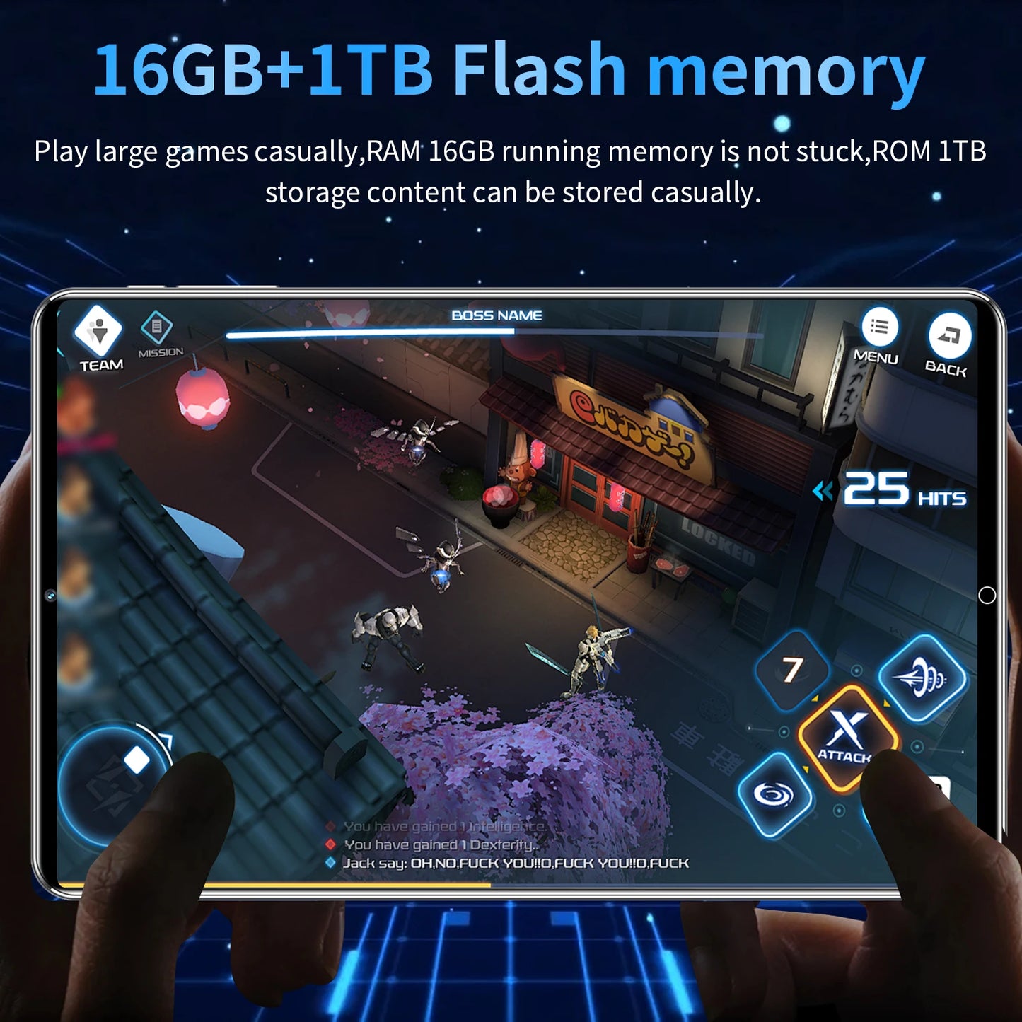 2025 5G Original 10.36Inch Tablet Android 16GB RAM 1TB ROM 12000mAh battery Android 13.0 MTK6797 10-core WiFi Network Dual Sim