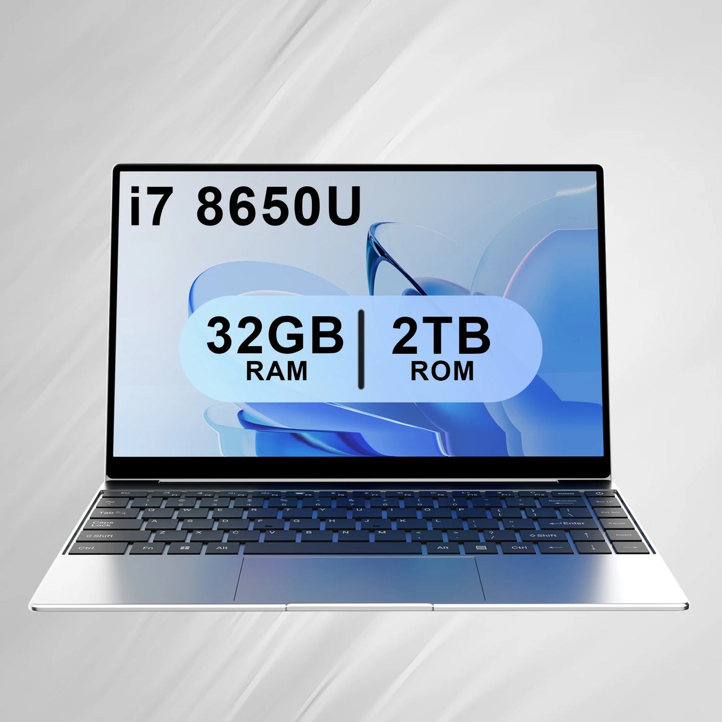 New Ultra Slim Laptop Intel Core i7 8650U 14.1" 32GB RAM 2TB SSD Gaming PC Office Study Computer PC Windows 11 Pro
