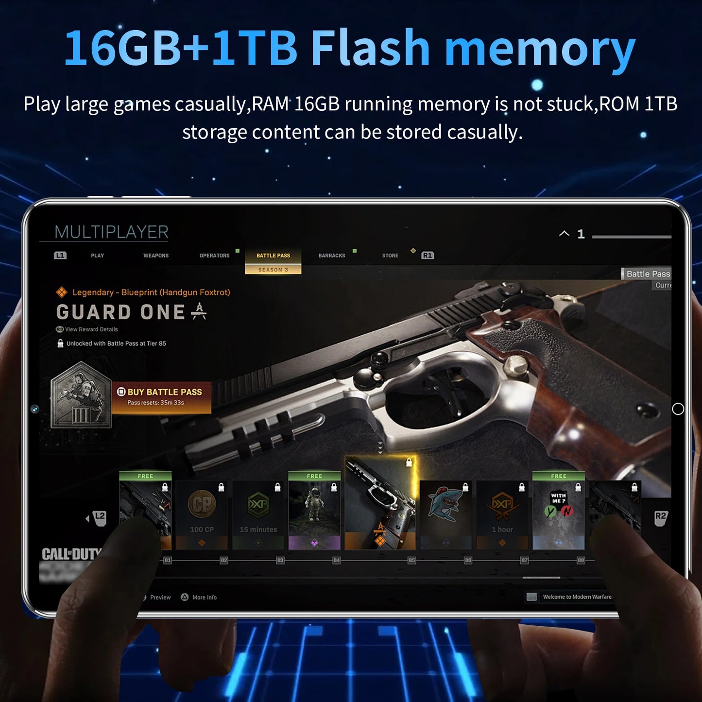 2025 5G Original 10.36Inch Tablet Android 16GB RAM 1TB ROM 12000mAh battery Android 13.0 MTK6797 10-core WiFi Network Dual Sim