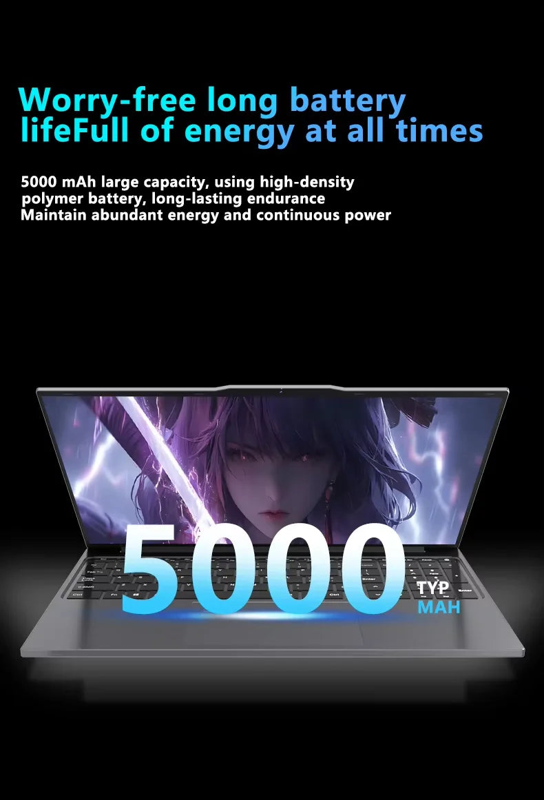Portable Notebook Windows 11 Pro 15.6 inch Laptop Computer HD Screen Intel Core i7-6500U 16GB RAM 1TB 2TB SSD laptops PC