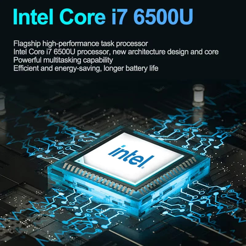 Portable Notebook Windows 11 Pro 15.6 inch Laptop Computer HD Screen Intel Core i7-6500U 16GB RAM 1TB 2TB SSD laptops PC