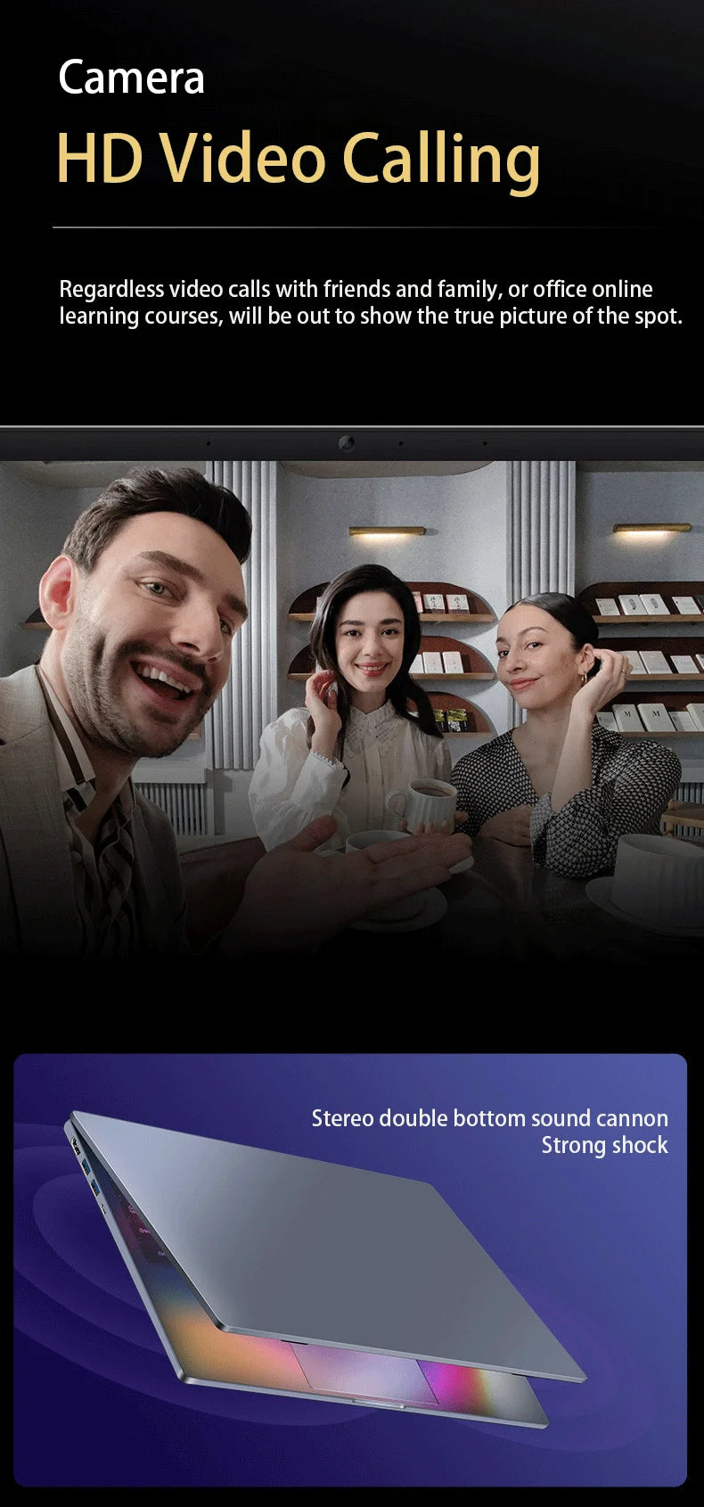 15.6 inch Laptop Intel Core i7-1255U i9-12900H Ultrabook Computer 2*DDR4 MAX 64GB RAM 2*M.2 2TB SSD Notebook Fingerprint unlock