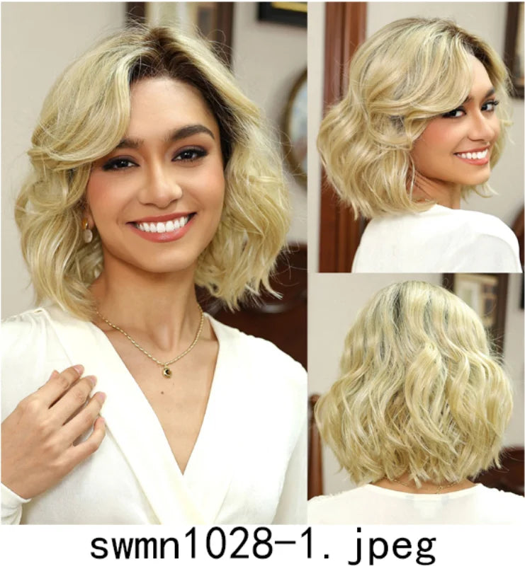 New Arrival High Quality Transparent Lace Synthetic Fiber Monofilament Mono Lace Wigs for Women Heat Resistant White Wig