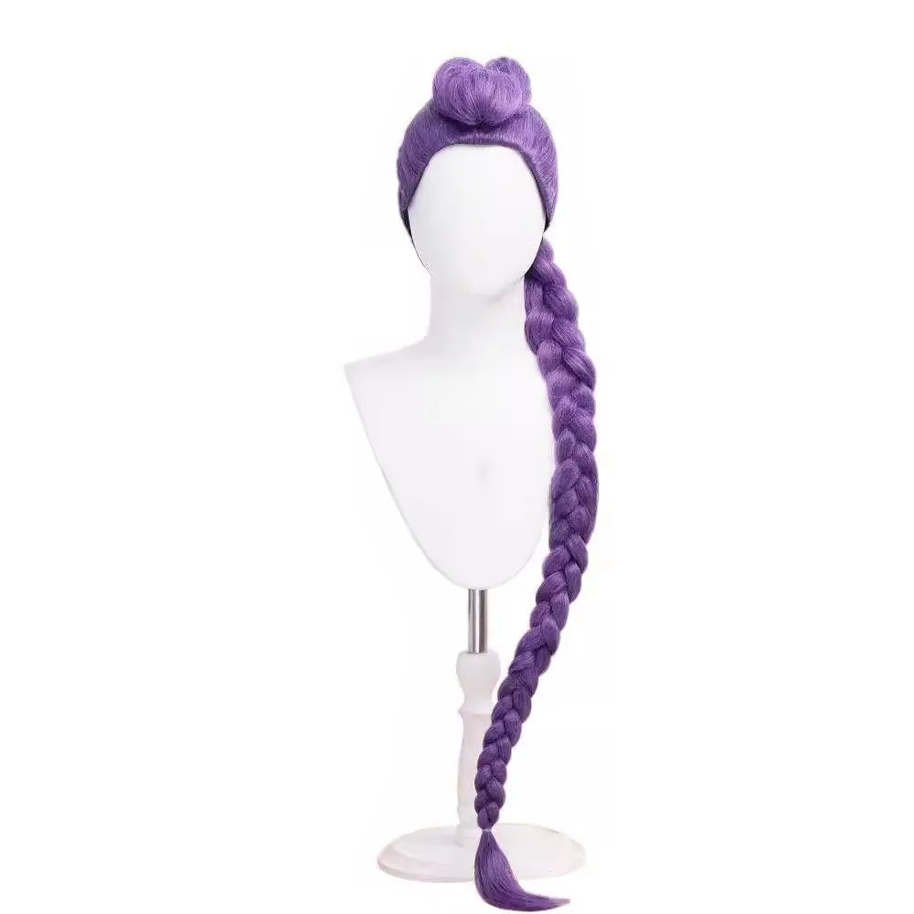 Wholesale New Movie Demon Hunters Cosplay Heat Resistant Synthetic Hair Wig Rumi Mira Zoey Wig Straight