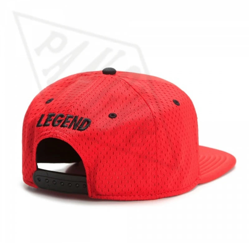 PANGKB Brand LEGEND CAP summer breathable quick drying red 23 snapback hat adult sports hip hop outdoor sun baseball cap