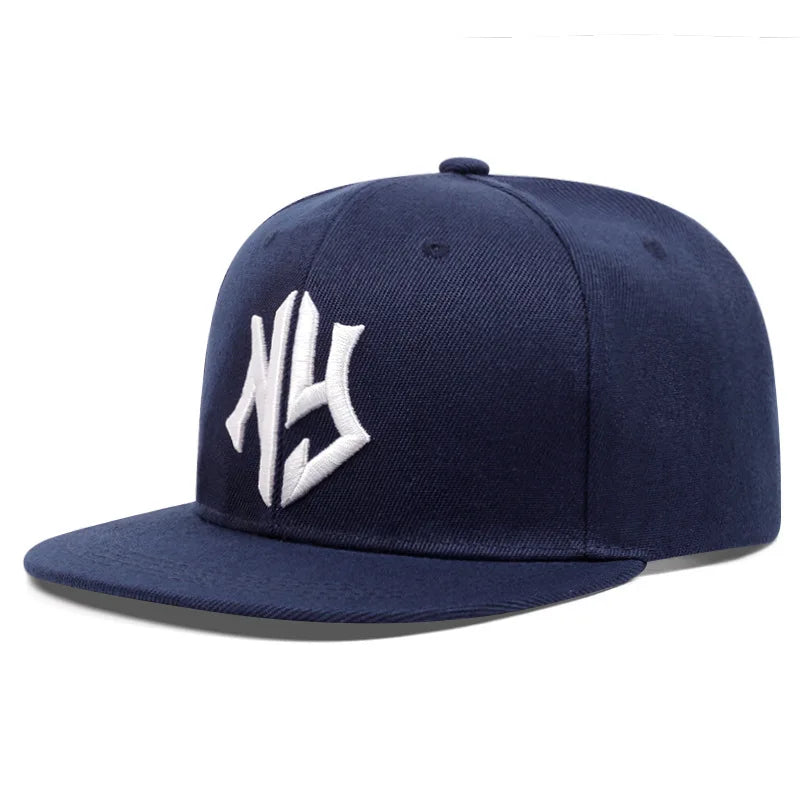 Adjustable Snapback Hat for Men Women Unisex Hip Hop Baseball Cap Flat Bill Brim Dad Hats