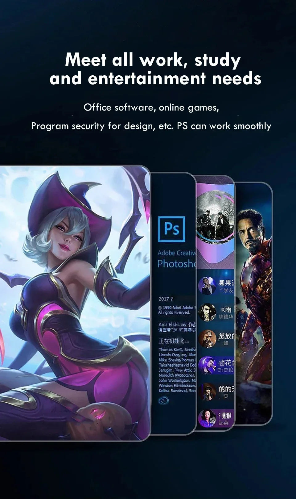 14.1-inch Portable Windows 11 Gaming Laptop Computer PC Intel Core i9-8950HK Notebook 16GB RAM 1TB SSD Office Study Laptops PC