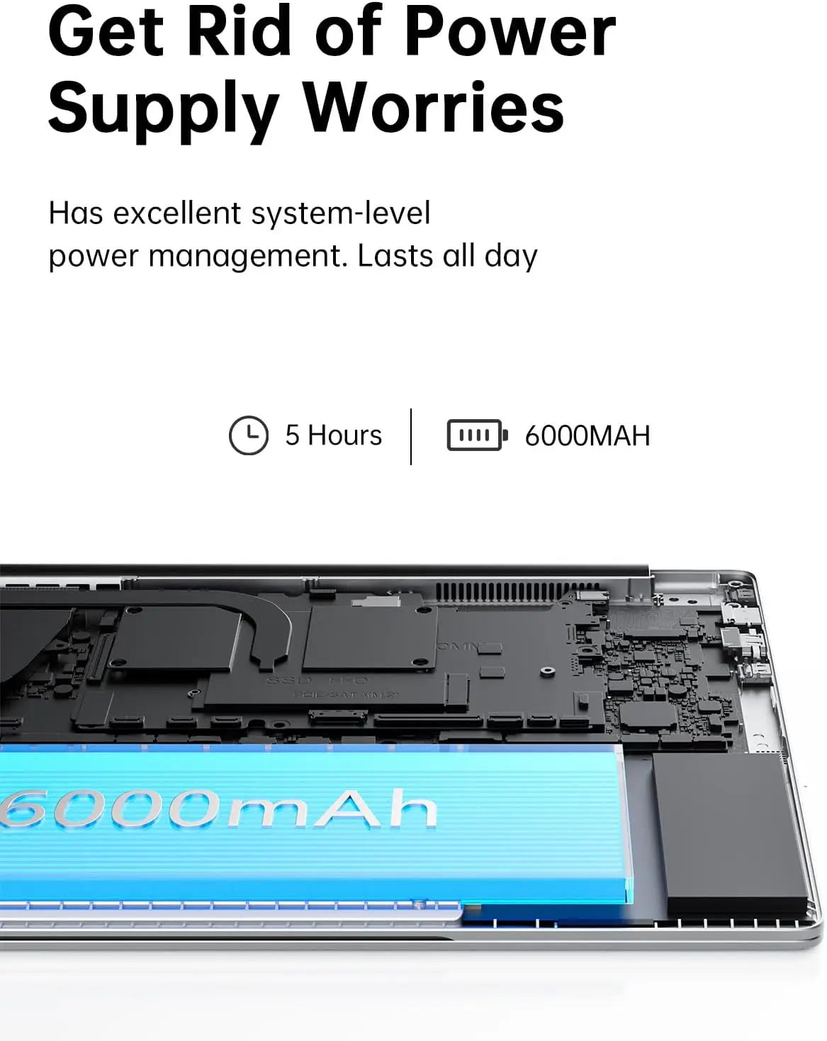 ACEMAGIC Laptop 17.3” FHD Laptop Intel Alder Lake N97 16GB RAM 512GB SSD Windows 11 Pro Notebook 180° Flip Computer Wifi5 BT5.0