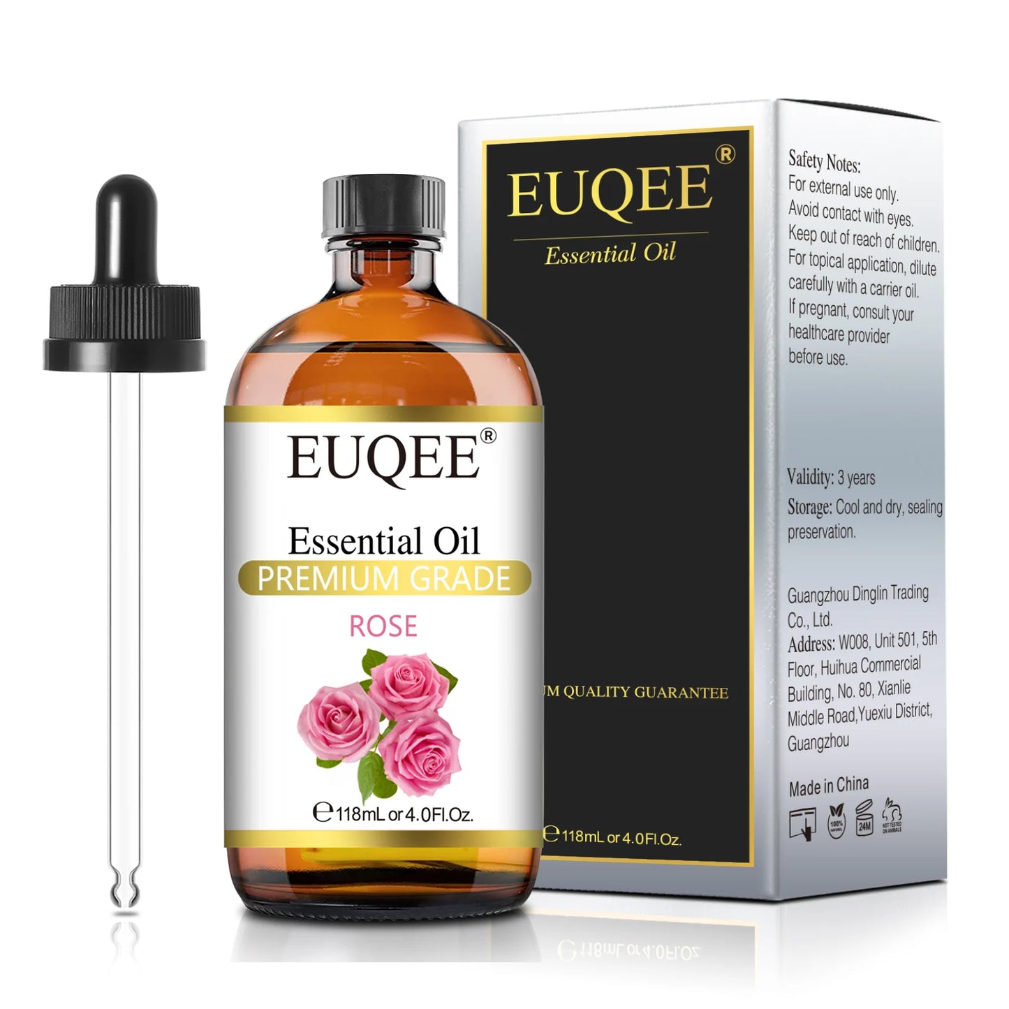 EUQEE 4 Fl Oz Essential Oils for Aromatherapy Humidifiers Aromatic Diffuser Making Scents Candle Handmade Soap Home Fragrance