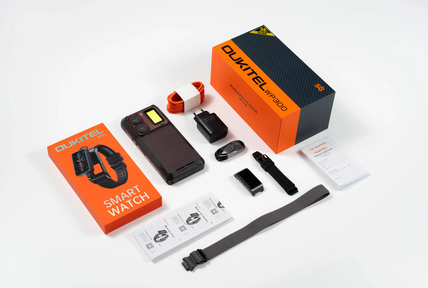 2025 NEW Oukitel WP300 Rugged Phone 6.78" FHD 120Hz Telephone Portable 36GB (12+24) GB+512GB 16000mAh Smartphone 5G Android 15