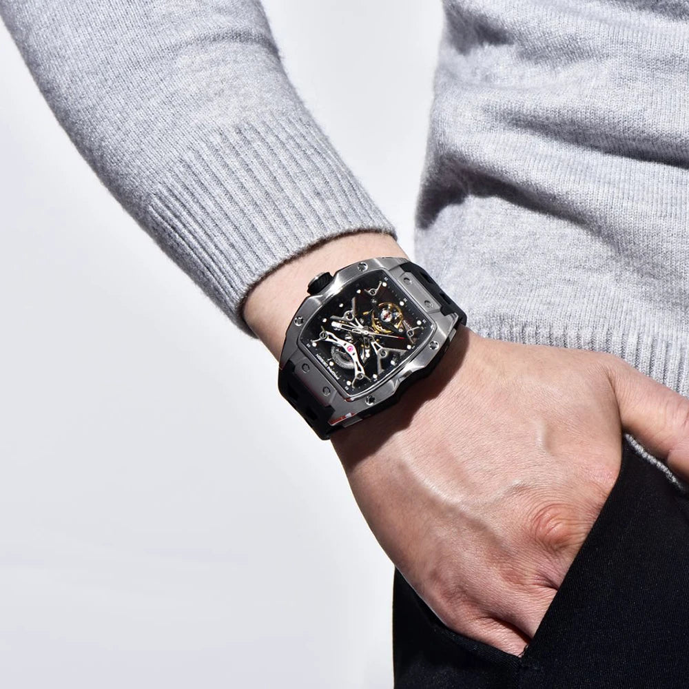 PAGANI DESIGN Automatic Watch New Men Mechanical Europe and America Watch Top Brand Sapphire Glass 50M Waterproof Watch Men