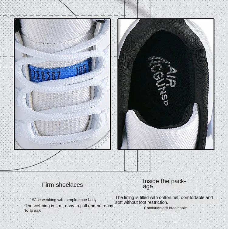 2025 New Spring and Summer Basketball Shoes for Male Students, Versatile Couple Models, Shock-Absorbing Sports Shoes