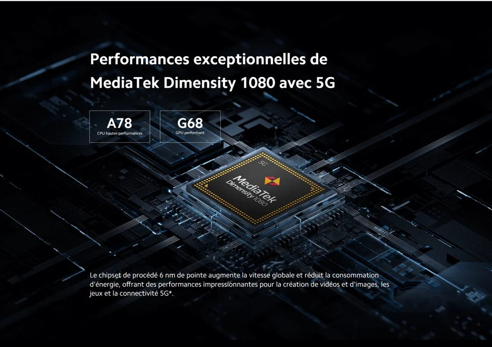 Xiaomi Redmi Note 12 5G Smartphone Global Version 4GB 128GB 6.67 ”Amoed FHD + Snapdragon® 4 48MP Main Camera 33W fast Charge