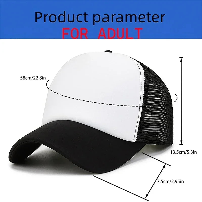 Dog Man Universal Casual Cap Summer Baseball Polyester Hat Adjustable Truck Driver Children Cartoon Peripheral Item Adult Action