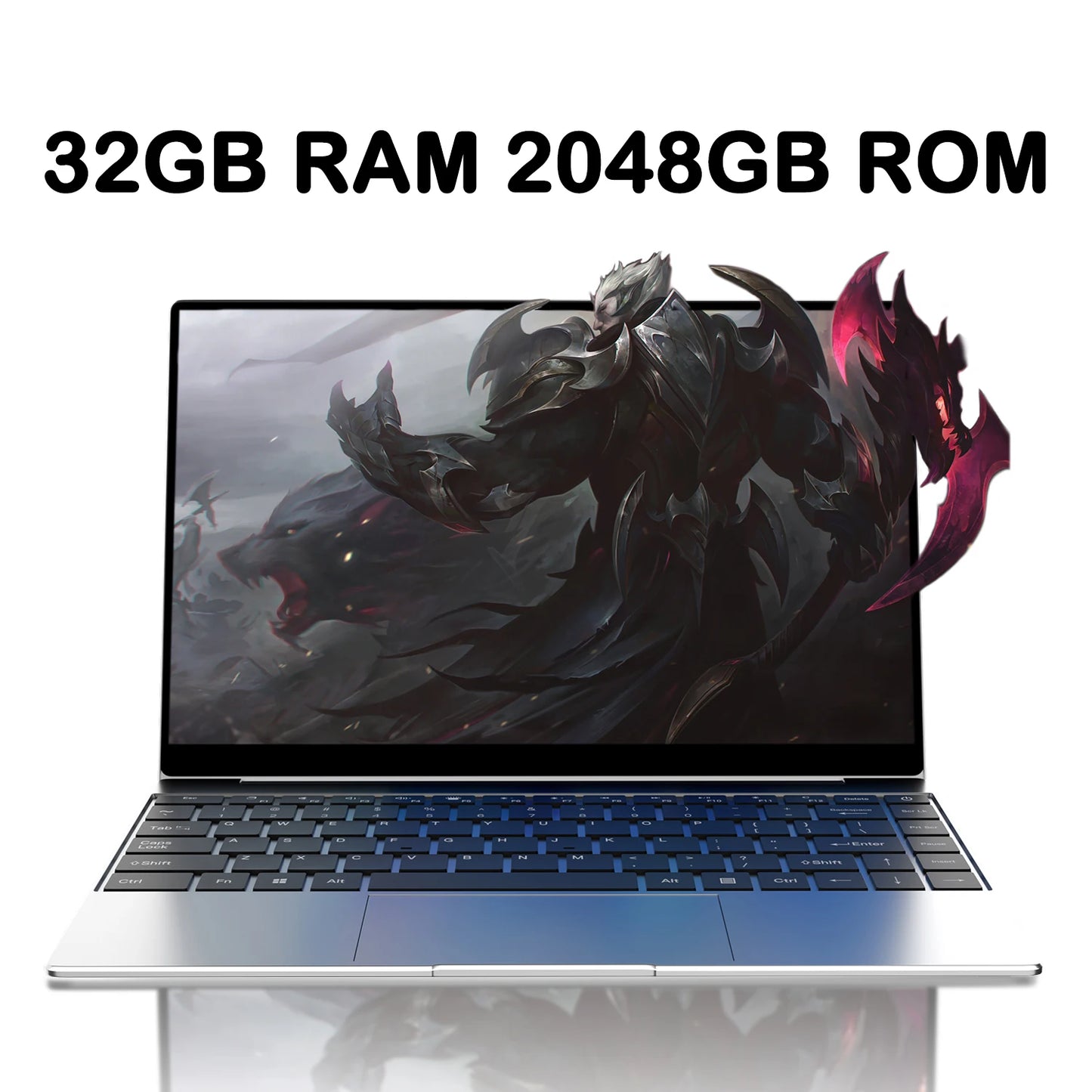 New 14.1" Laptop Intel Core i9-9900 32GB 2TB Gaming PC Ultra Slim Office Study Computer PC Windows 11 Pro 1920*1080 HD