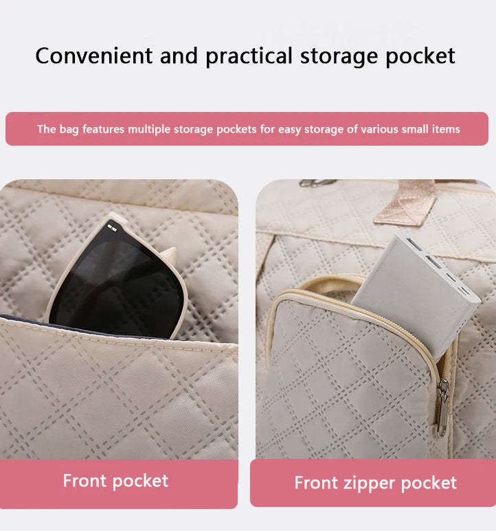 Durable Nylon Travel Duffle Bag, Portable Sports Gym Bag for Overnight Trips Shoulder Duffel Training Bag, Spacious Argyle