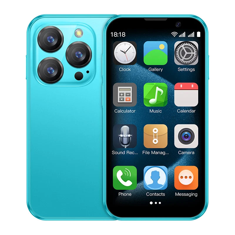 SOYES XS18 Pro 3.0" Mini Smartphone 2GB RAM 16GB ROM Facial Recognition Android9.0 Dual SIM Standby 1000mAh 3G Network Phone