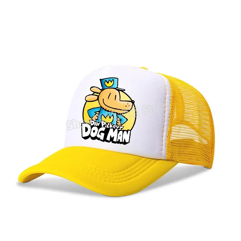 Dog Man Universal Casual Cap Summer Baseball Polyester Hat Adjustable Truck Driver Children Cartoon Peripheral Item Adult Action