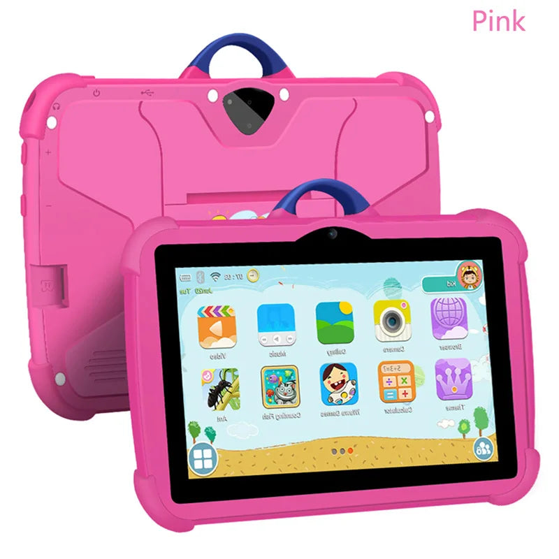 New Google Kids Tablets 7 Inch 5G WiFi Tablet Pc Quad Core 4GB RAM 64GB ROM Cheap for Children Gift Educational Learning 4000mAh