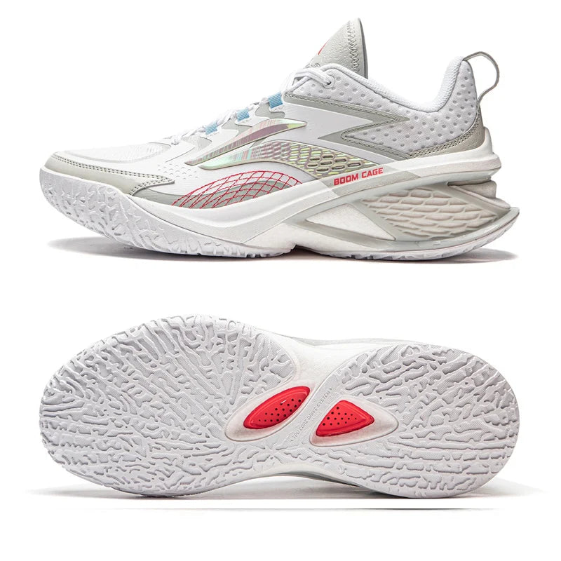Li-Ning Men's POWER XI Professional Basketball Shoes BOOM Cushion LIGHT FOAM PLUS LiNing Competition Sneakers ABAU055