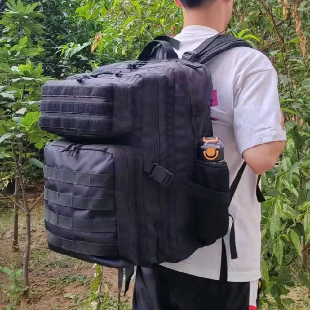 30L/35L/50L Tactical Backpack Outdoor Bags Trekking Sports Bag Camping Rucksack Fishing Hiking Backpack with Bottle Holder