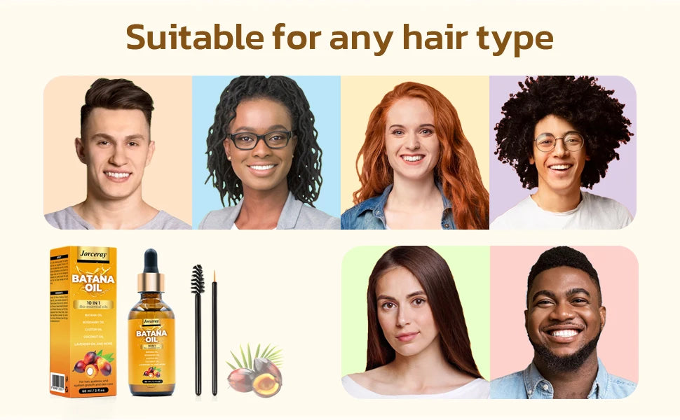 Jorceray Batana Oil for Hair Growth Dr Sebi Organic Raw Batana Oil from Honduras 100% Pure & Natural for Thicker & Stronger Hair