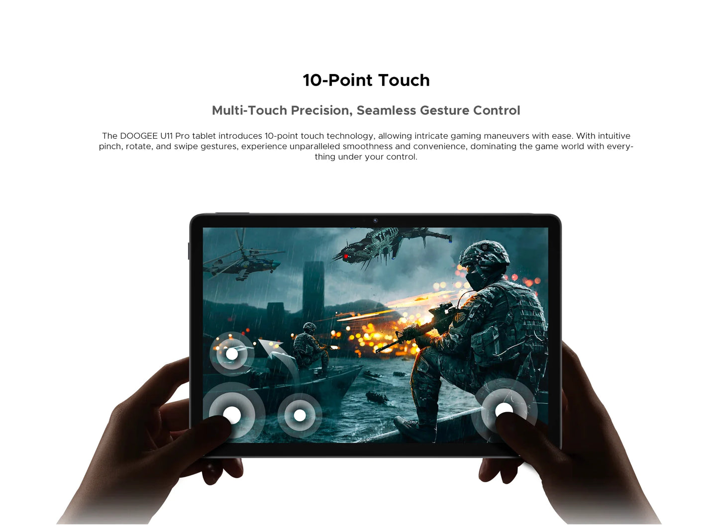 Global Version DOOGEE U11 Pro Android 15 Tablet PC 11 inch Ultra-clear 90Hz Display 30GB(6 + 24) 256GB 8580mAh Battery Tablet