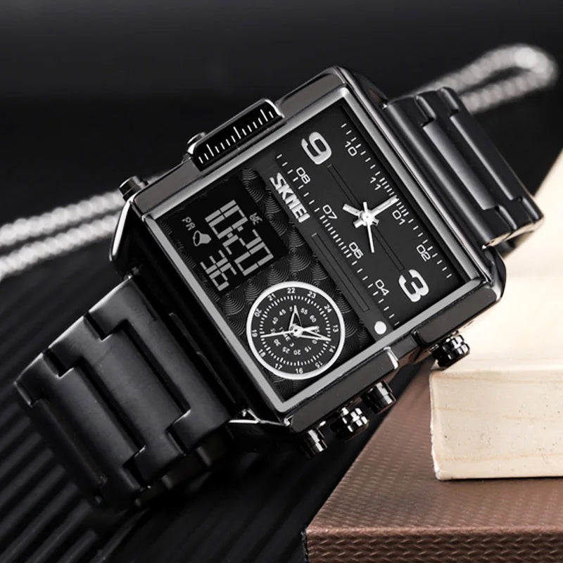 SKMEI Sports Watch Men Top Luxury Brand Waterproof Wristwatch Men Quartz Analog Digital Watches Relogio Masculino