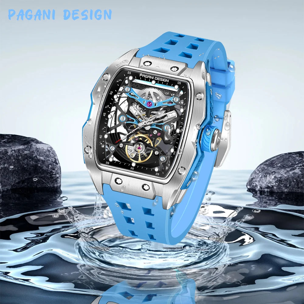 PAGANI DESIGN Automatic Watch New Men Mechanical Europe and America Watch Top Brand Sapphire Glass 50M Waterproof Watch Men