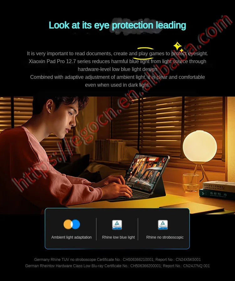 2025 Lenovo Xiaoxin Pad Pro 12.7 Dimensity 8300 2.9K Display Android for Work Study Entertainment withSuper Connectivity
