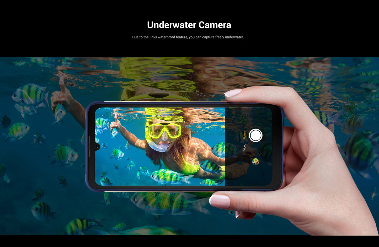 Fossibot F112 PRO 5G Rugged Smartphone 6.88" HD+ 7150mAh 24GB(8+16) 256GB Mobile Phone 50MP Environmentally Friendly Cellphone