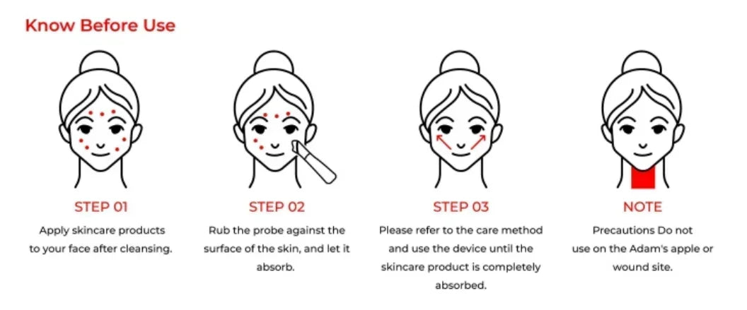 7 Colors EMS Microcurrent Facial Massager Age-R Booster Pro Anti Wrinkle Lift Device Home Use Beauty Tool for Skin Care & Rejuve