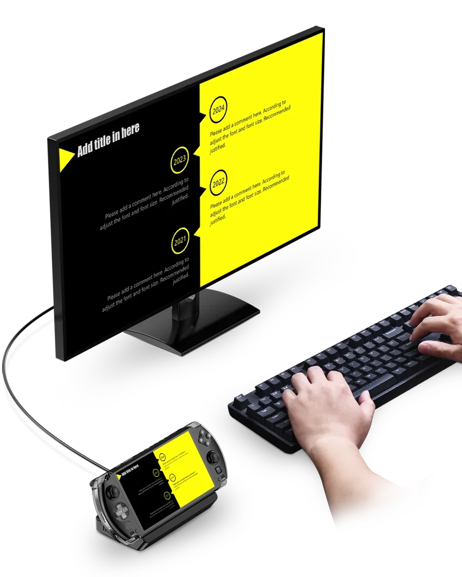 GPD 2025 WIN 4 32GB Memory RAM 1TB 2TB Hard Disk AMD 8840U HX370 Processor Handheld Gaming Portable Laptop Touch Screen Mini PC