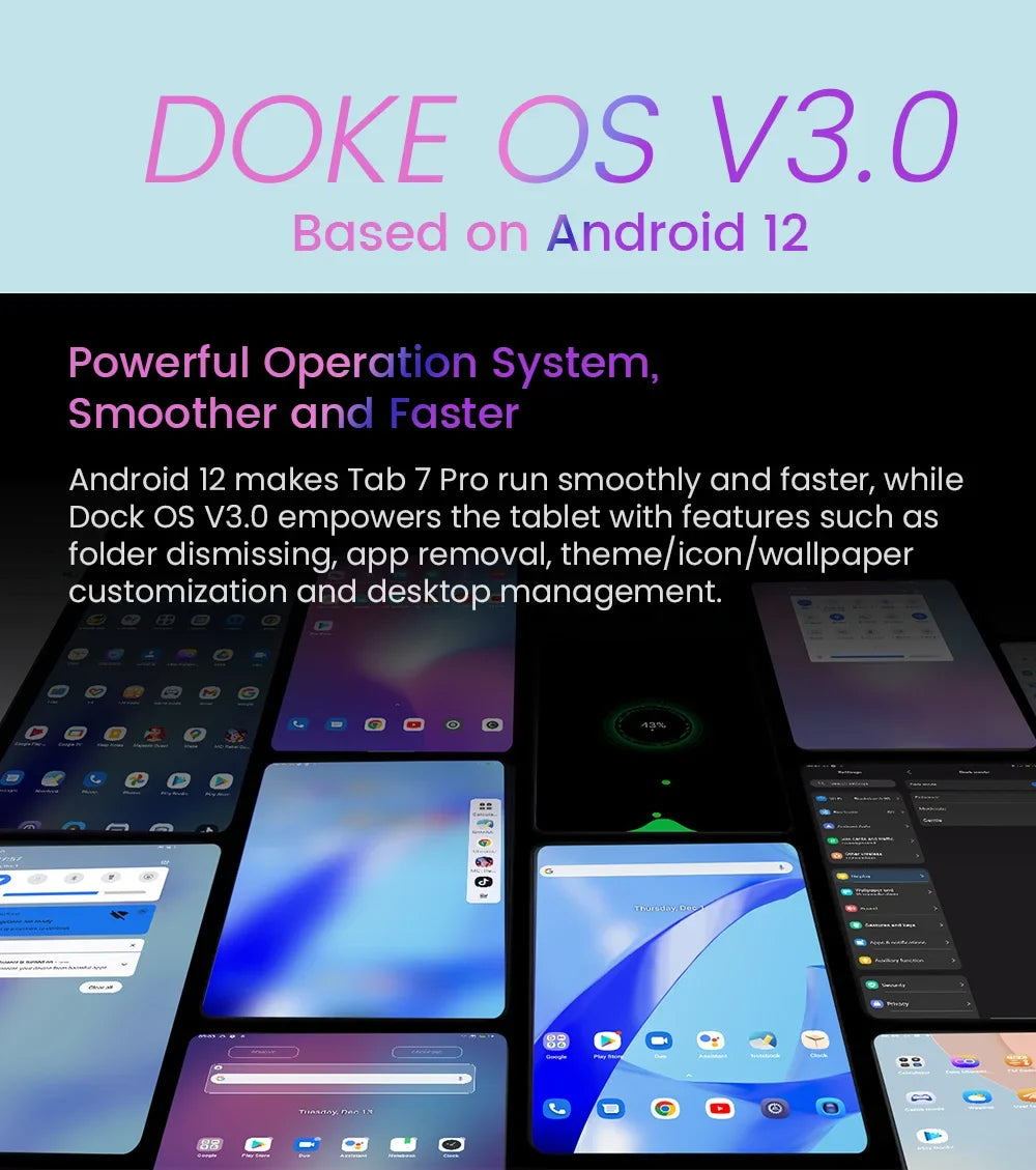 Blackview Tab 7 pro Tablet 10.1'' FHD Display GPS 6GB 128GB 4G 13MP Camera 6580mAh Unisoc T606 Android 12 Tablets Pad PC