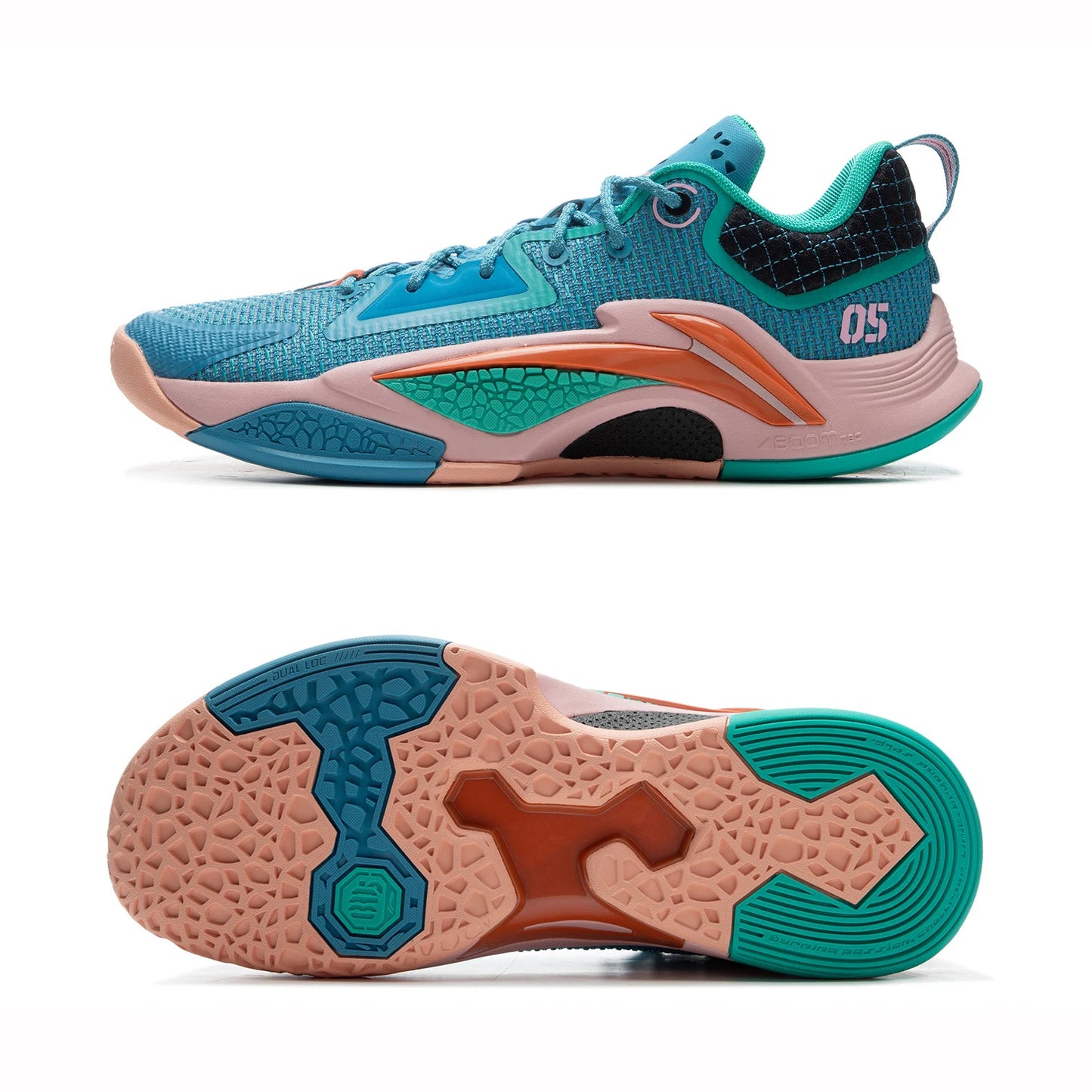 Li-Ning Men's BAD5 DOMINATOR I Outdoor Basketball Shoes BOOM Cushion Stable Support LiNing Wearable Sport Shoes ABFV003