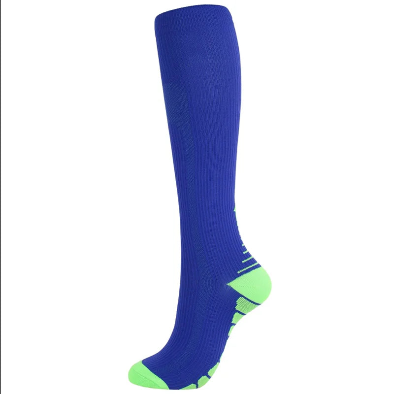 Compression Socks Men Running Cycling Sports Socks Basketball Football Golf Long Socks Varicose Veins Edema Circulation Medical