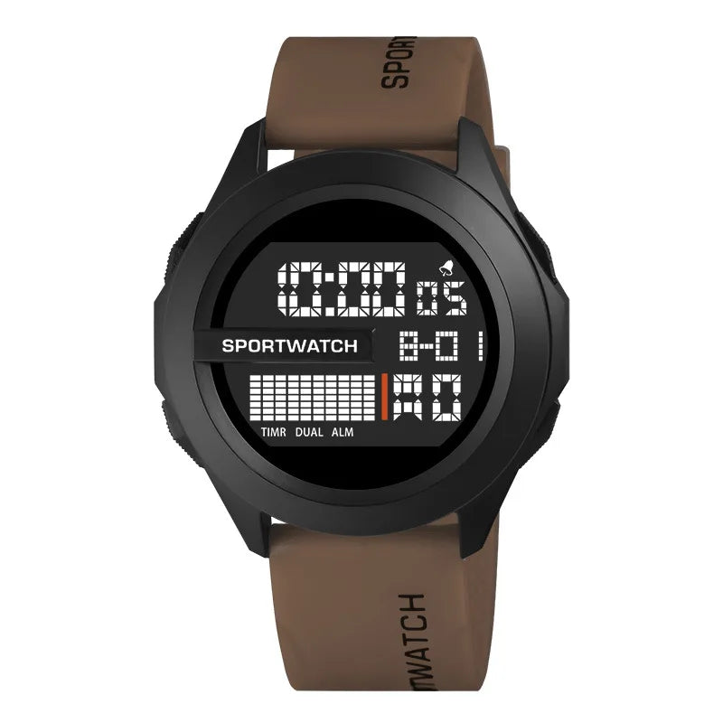 Men's Sports Watches Alarm Clock Multifunction Men LED Digital Watch Waterproof Fitness Sport Electronic Watch for Male Clock
