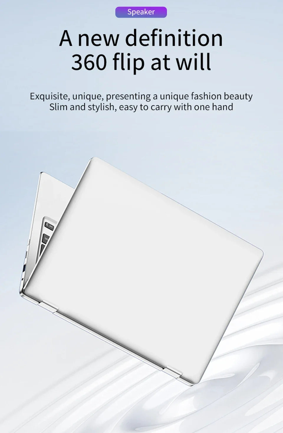 2 in 1 mini Laptop Computer Portable Touch Screen 11.6" Intel N4020 8GB 512GB Windows 11 Pro Office Learning Tablet PC Notebook