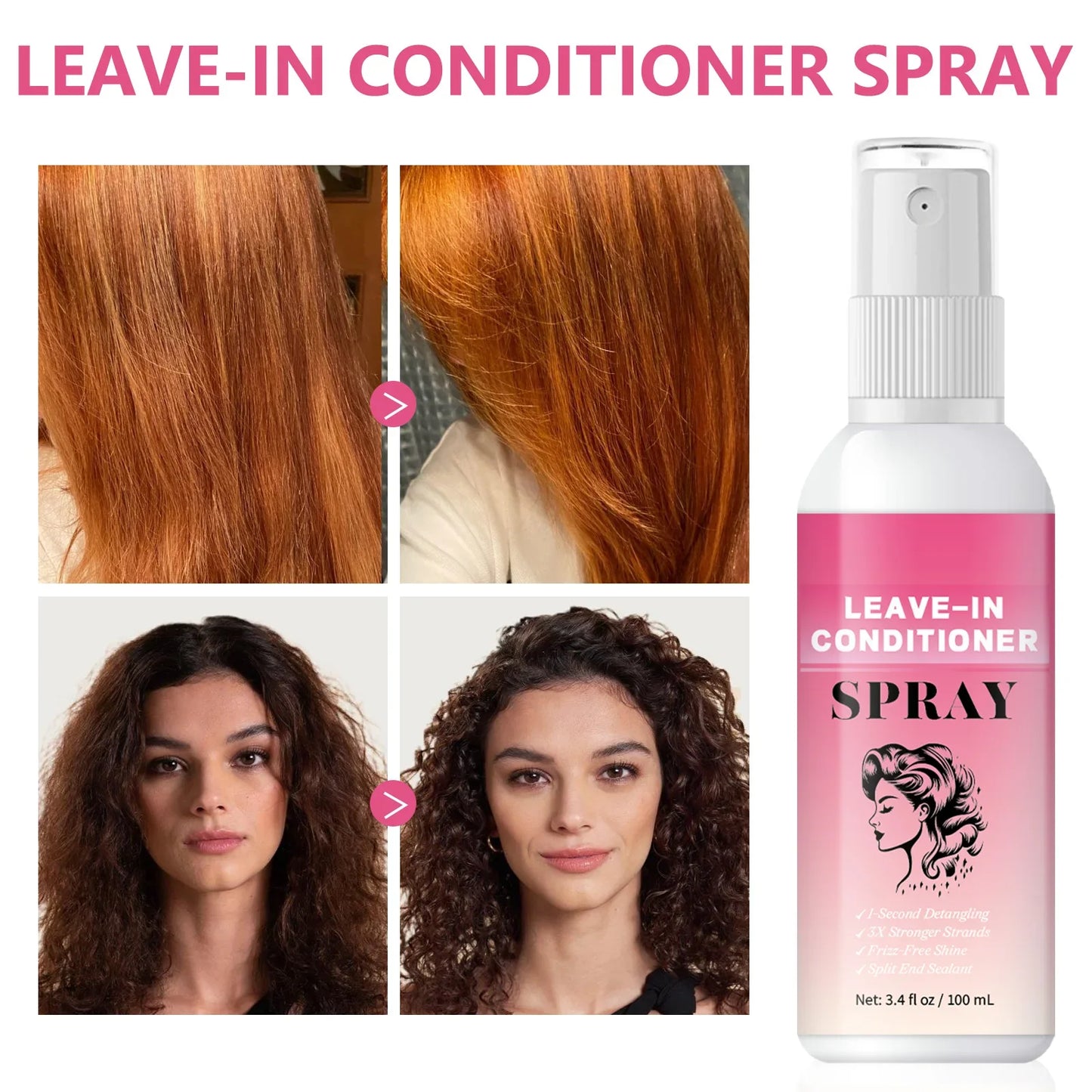 Hair Care Deep Repair Conditioning for Hair Heat Protector Serum Protect Hair From UV Damaged Moisturizing Hair-Care