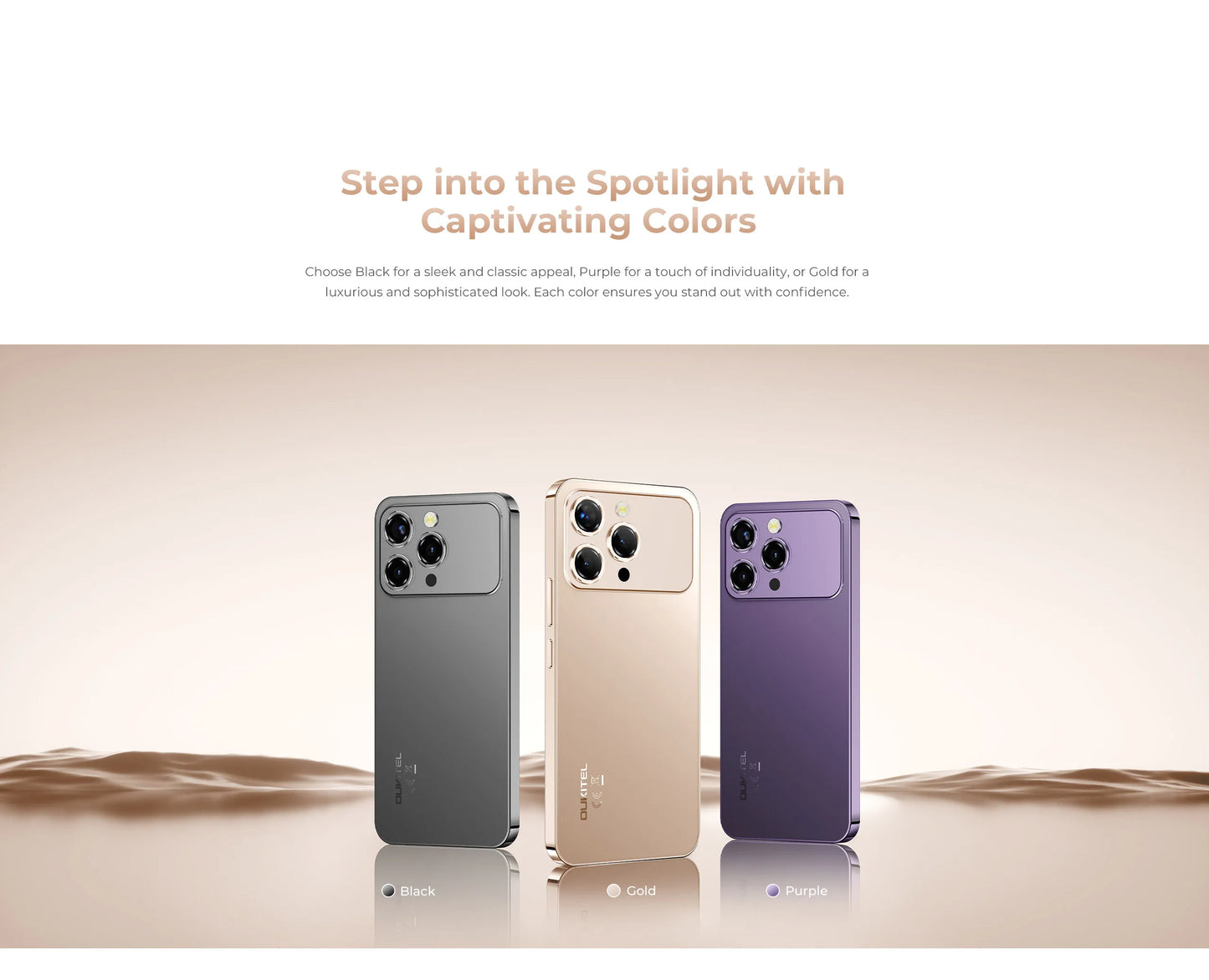 【World Premiere】OUKITEL P1 PRO 6.7-inch FHD+ AMOLED 120Hz, 5150mAh Battery, 8.2mm Ultra-thin Smartphone 8GB+512GB, Android 15