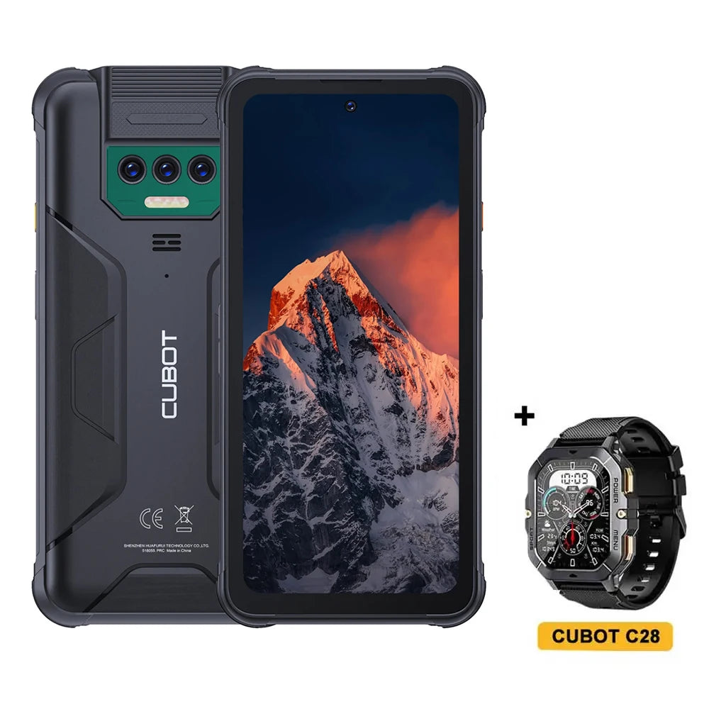 IP68 Waterproof Rugged Smartphone Android 13, Cubot KingKong 8, Octa-core, 12GB RAM(6+6GB), 256GB ROM, 10600mAh, 48MP Camera,NFC