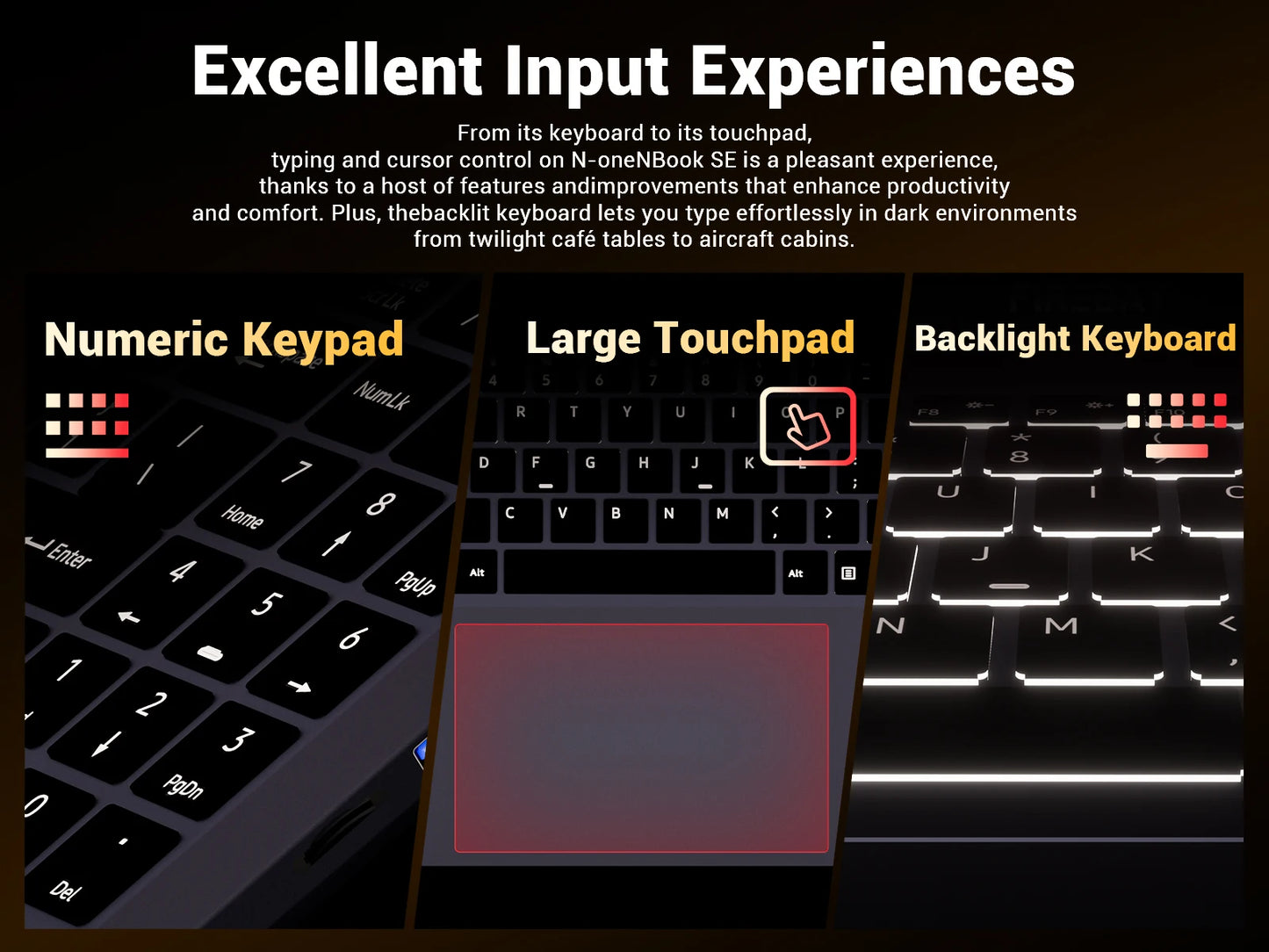 Firebat Laptop AT15 15.6 Inch Intel N150 DDR4 16GB RAM 512GB 1TB SSD 1920*1080 Windows 11 Notebook Backlit Integrated Numpad
