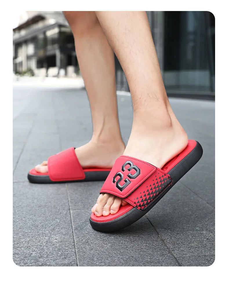 EVA Summer Men's Slippers Unisex Indoor Soft-Soled Anti-slip Sandals Outdoor Trendy Beach Holiday Sandal Shoes for Men Sandalias