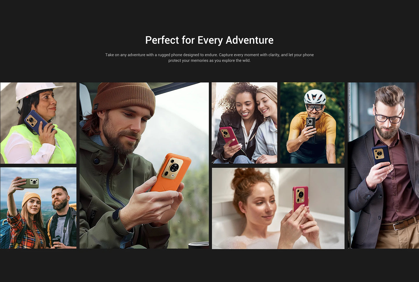 Fossibot F112 PRO 5G Rugged Smartphone 6.88" HD+ 7150mAh 24GB(8+16) 256GB Mobile Phone 50MP Environmentally Friendly Cellphone